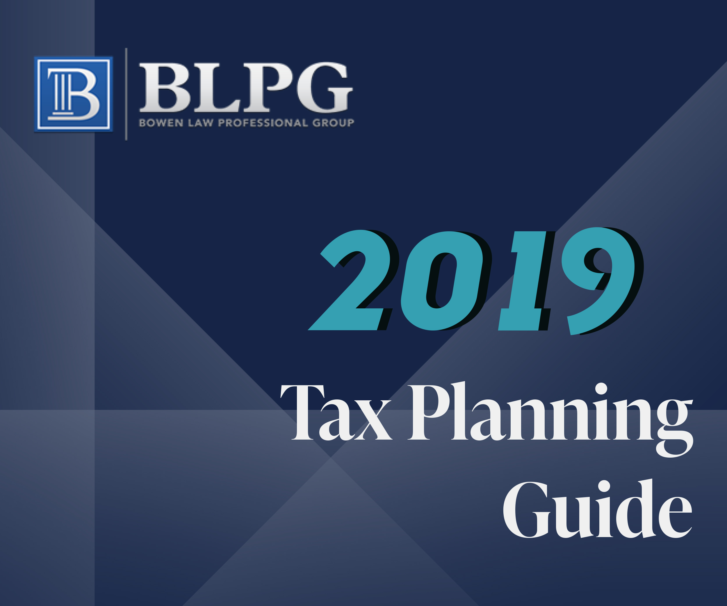 Tax Planning Guide 2019