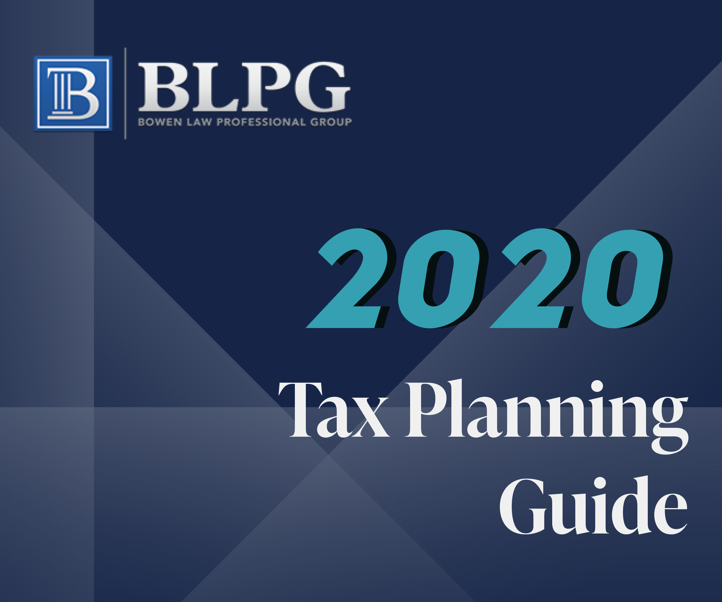 Tax Planning Guide 2020